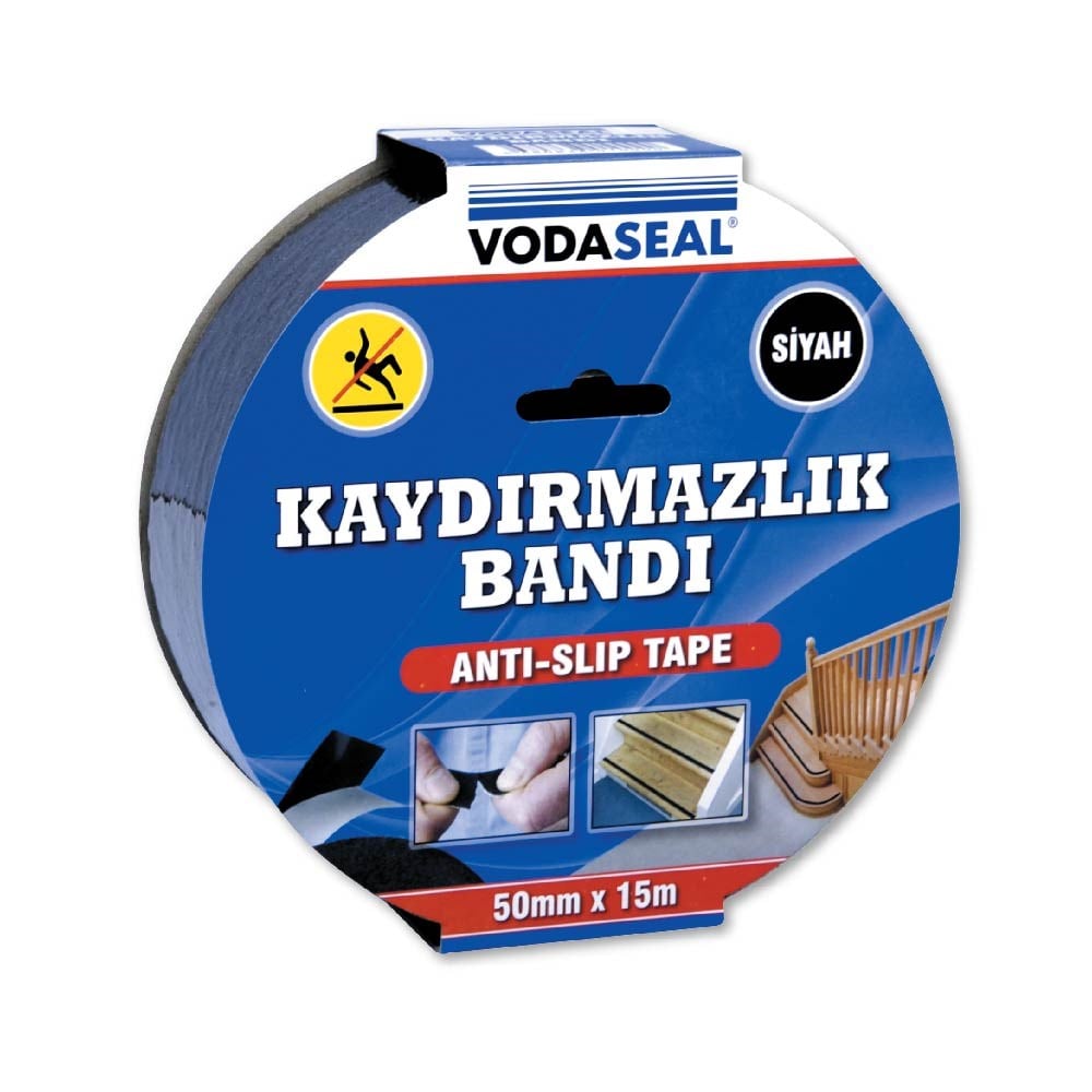 Vodaseal Kaydırmazlık Bandı 50 Mm X 15 Mt Siyah 1 Adet