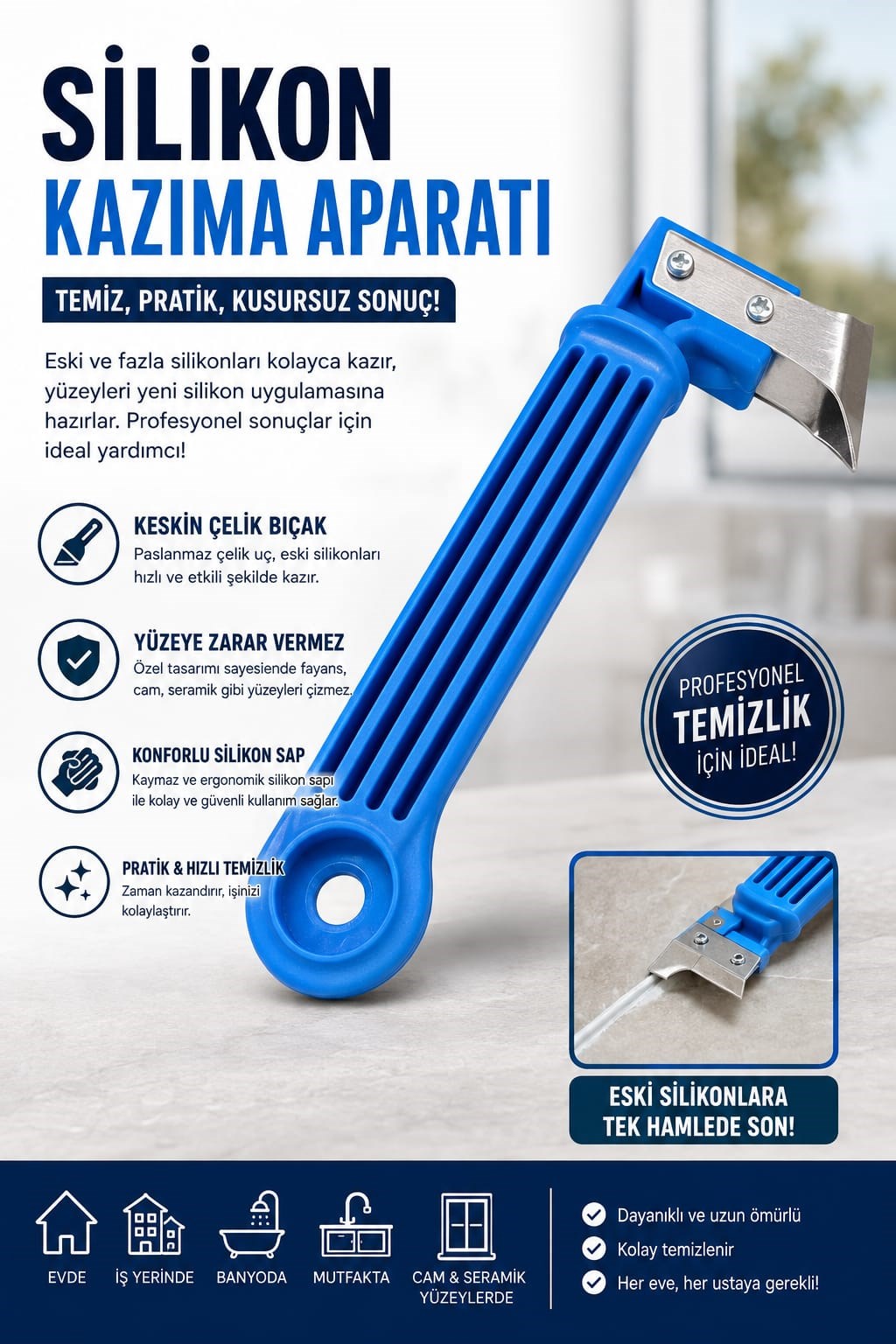 Vodatool Silikon Kazıyıcı 