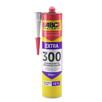 ABC 300 Extra Silikonize Mastik 500 Gr