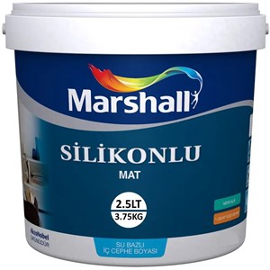 Marshall Silikonlu Özel Mat Silinebilir İç Cephe Boyası Fıstık Rengi 5501 2,5 Lt