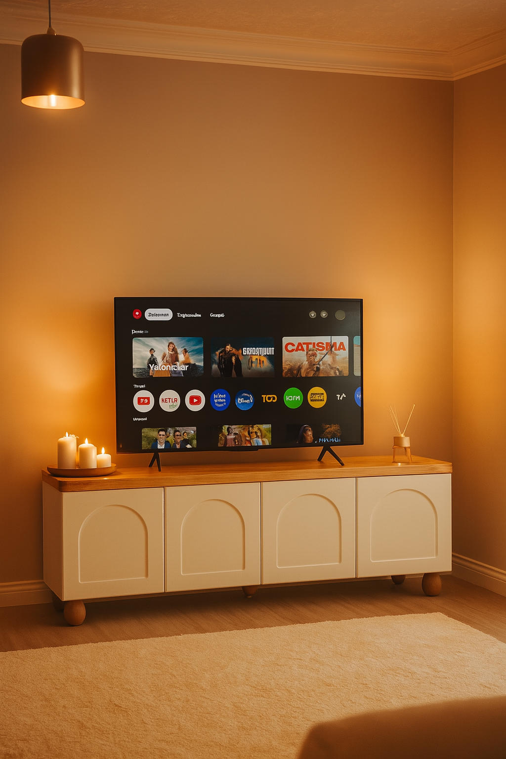 Ahşap yüzeyli Geo 