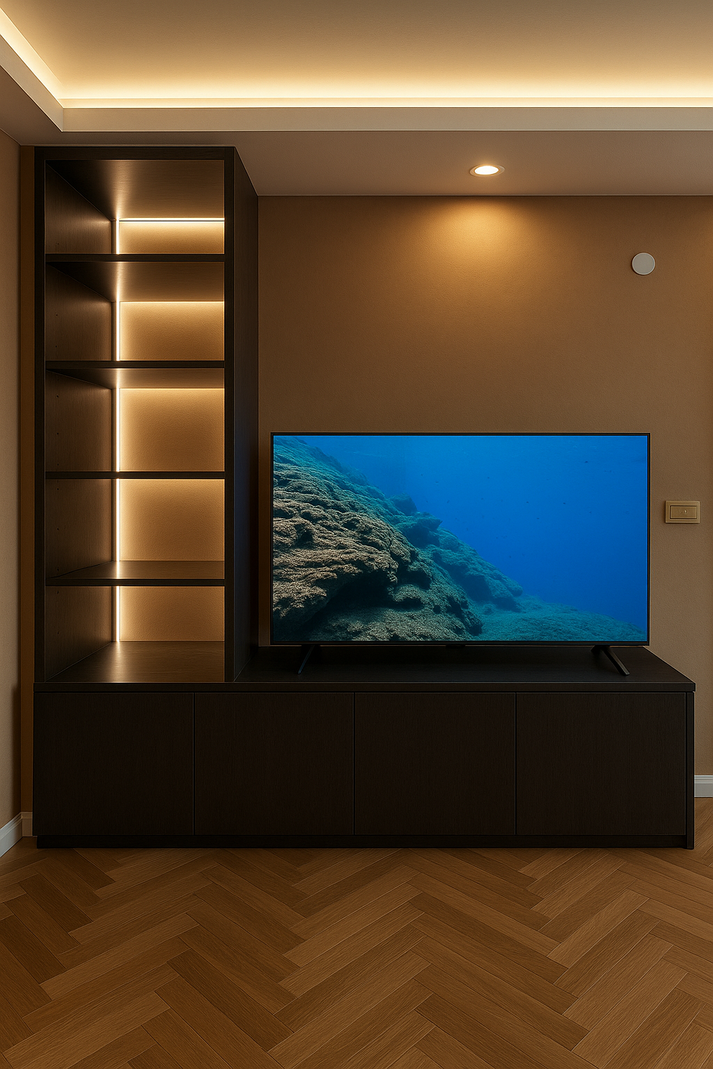Siyah tv ünitesi 