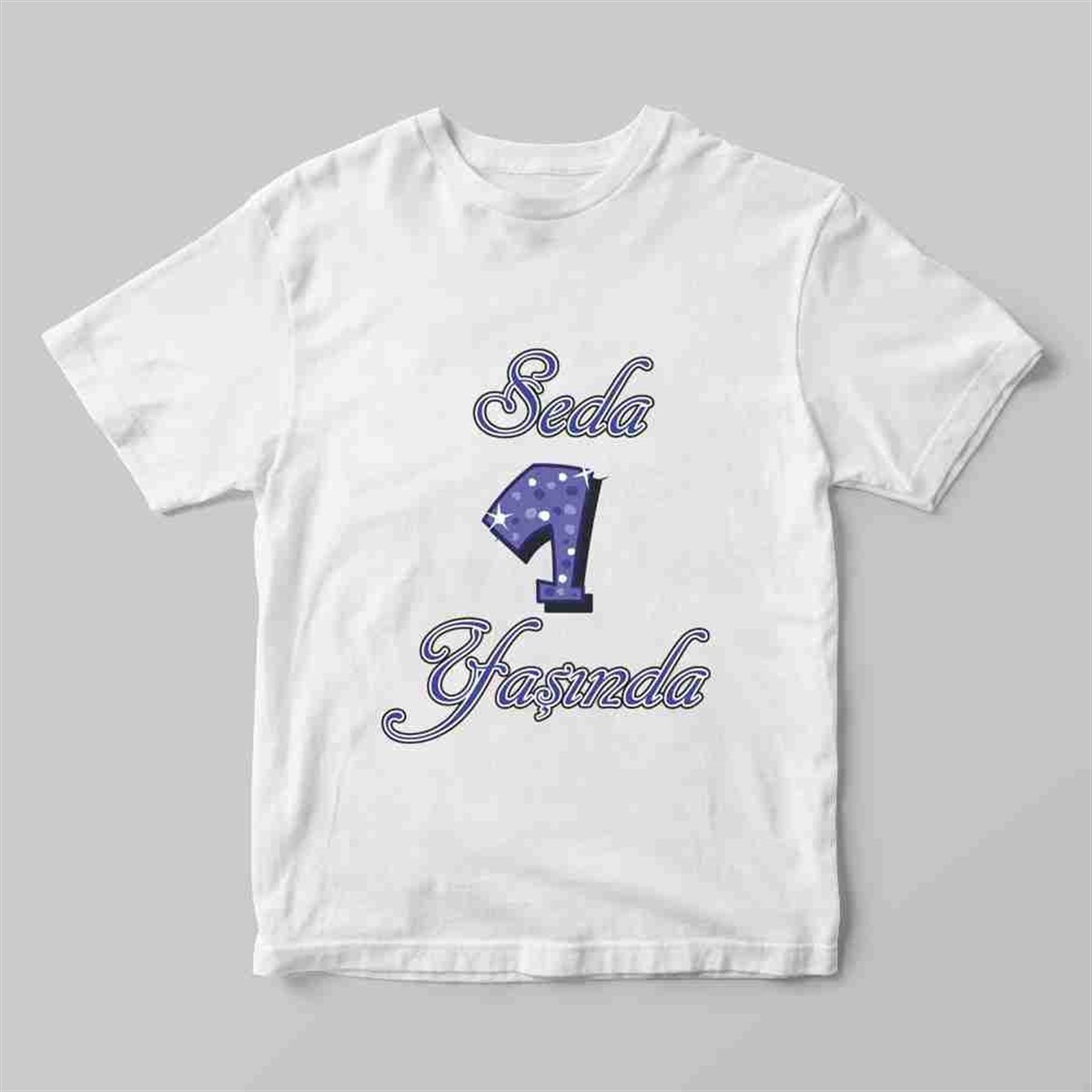 1 Yaşa Özel Tişört Baskı 