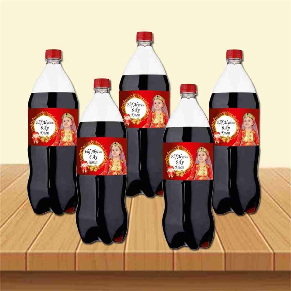 6 Ay Kınası çocuk kına elbiseli Parti Cola Bandı Sargısı 
