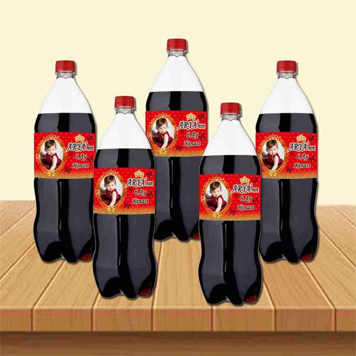 6 Ay Kınası Gold Taç Parti Cola Bandı Sargısı 