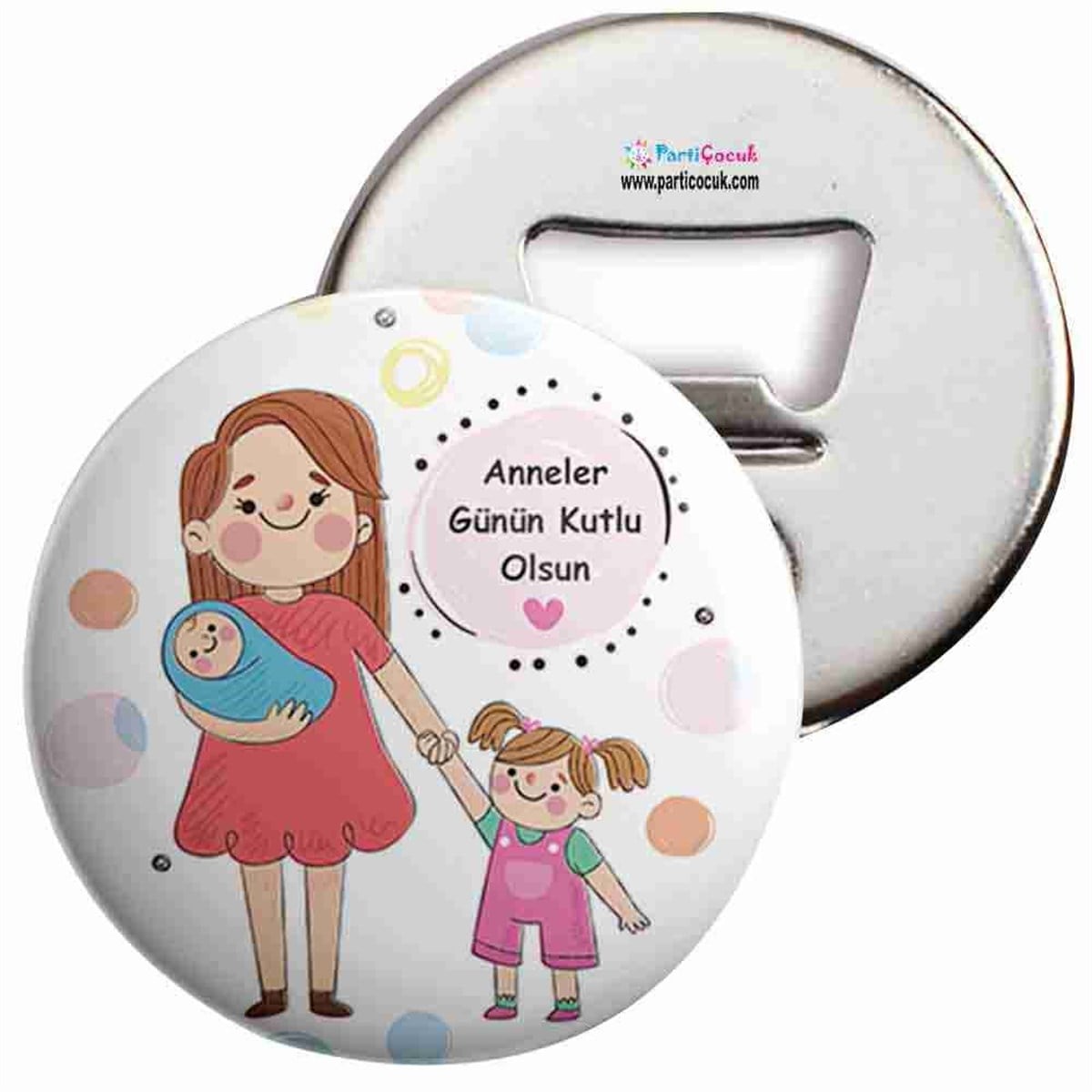 Açacaklı Buzdolabı Magneti Anneler Günü 17 Parti Çocuk  