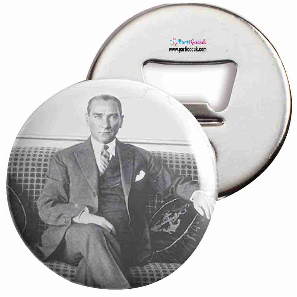 Açacaklı Buzdolabı Magneti Atatürk Resmi 20 Parti Çocuk  