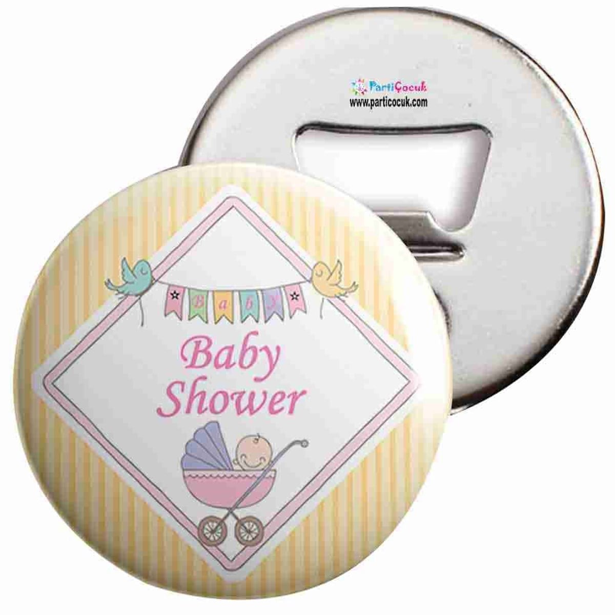 Açacaklı Buzdolabı Magneti Baby Shower 18 Parti Çocuk  