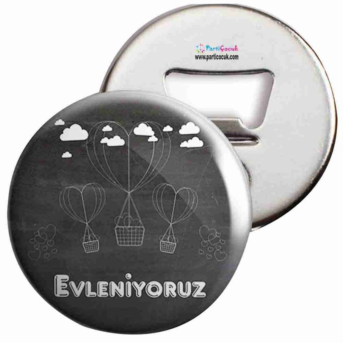Açacaklı Buzdolabı Magneti Evlilik 15 Parti Çocuk  