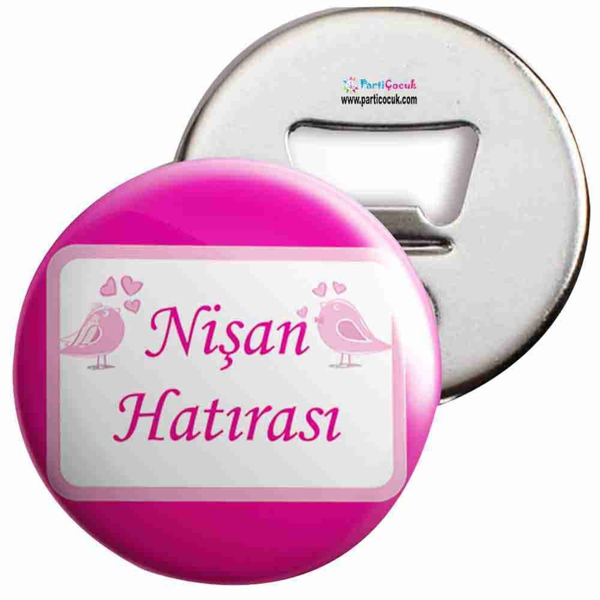 Açacaklı Buzdolabı Magneti Nişan 15 Parti Çocuk   