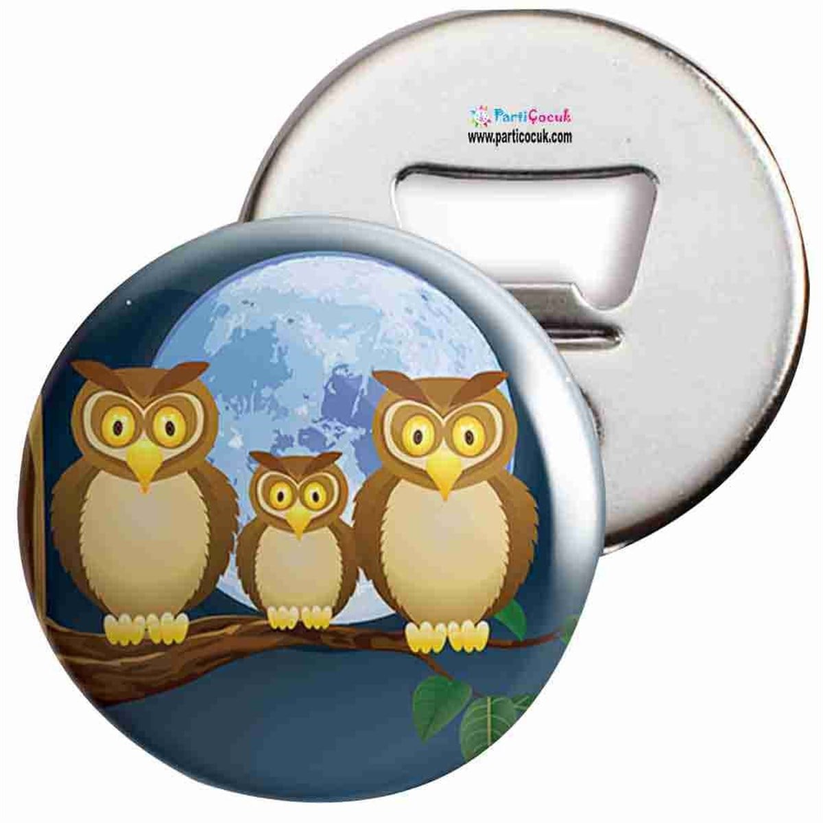 Açacaklı Buzdolabı Magneti Sevimli Hayvanlar 16 Parti Çocuk  