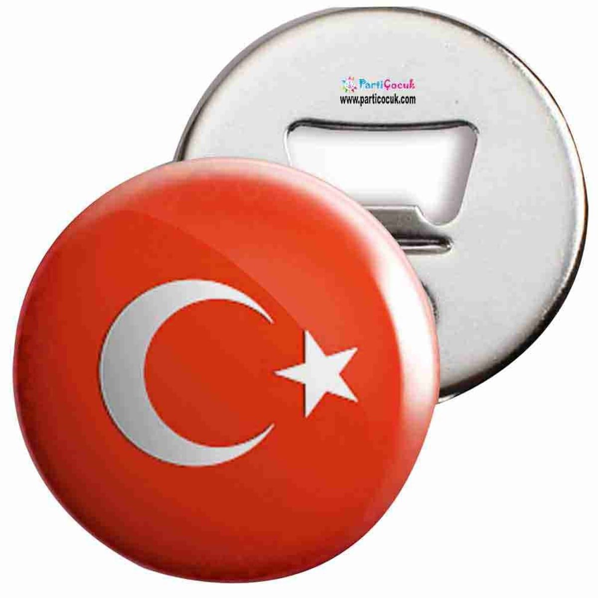 Açacaklı Buzdolabı Magneti Türk Bayrağı 19 Parti Çocuk  