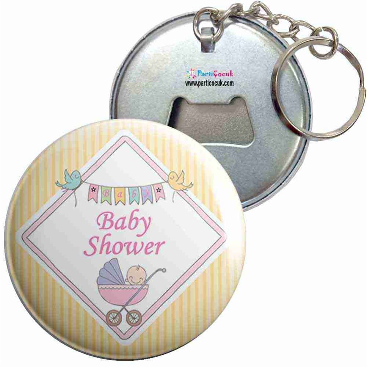 Anahtarlıklı Açacak Baby Shower 18 Parti Çocuk  