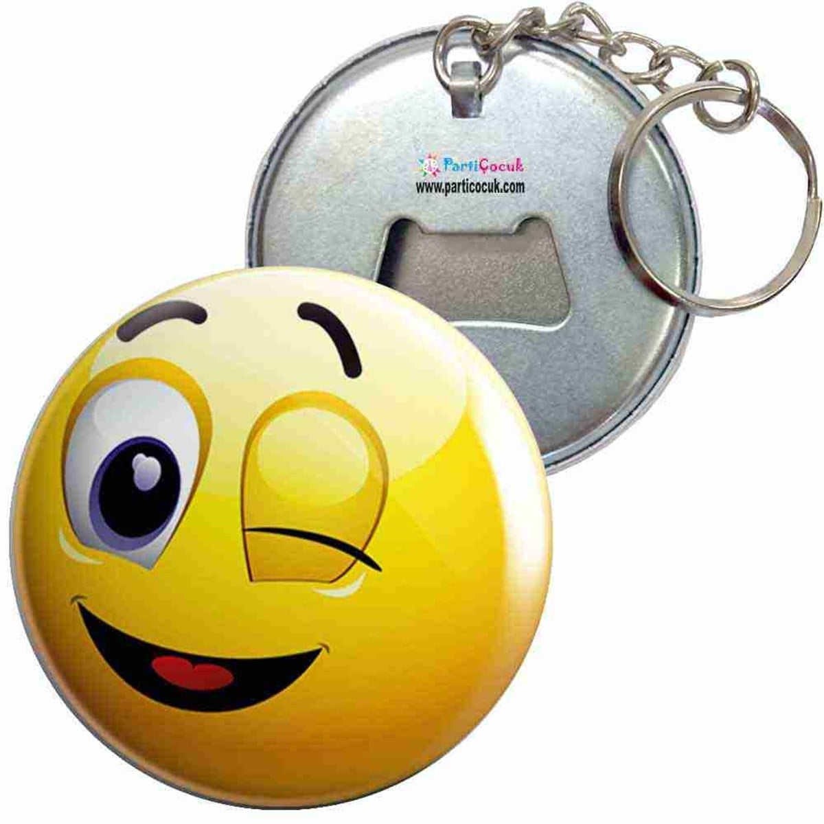 Anahtarlıklı Açacak Emoji 16 Parti Çocuk 