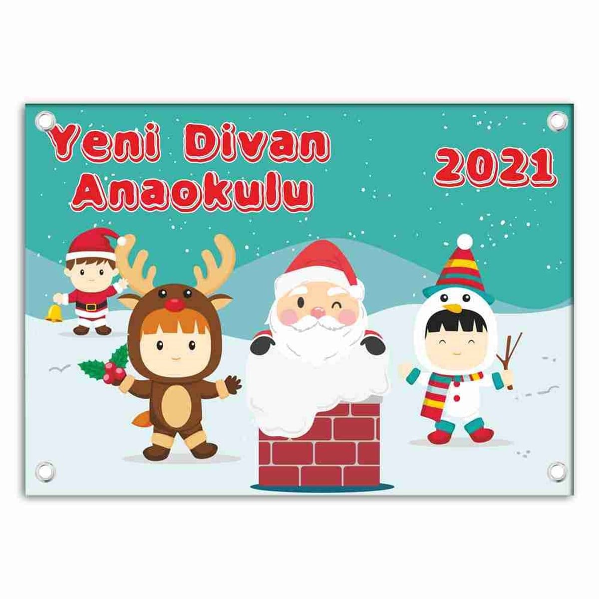 Anaokulu Yılbaşı Hatıra Afiş 
