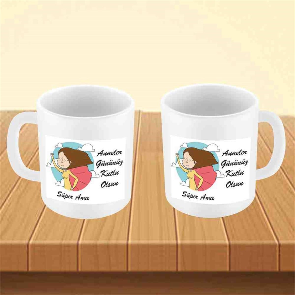 Anneler Günü Kişiye Özel Bardak Baskı 