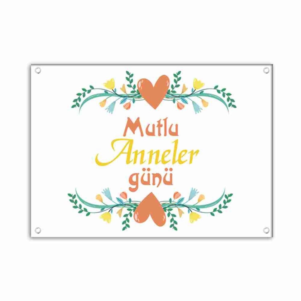 Anneler Günü Resimli Afiş 