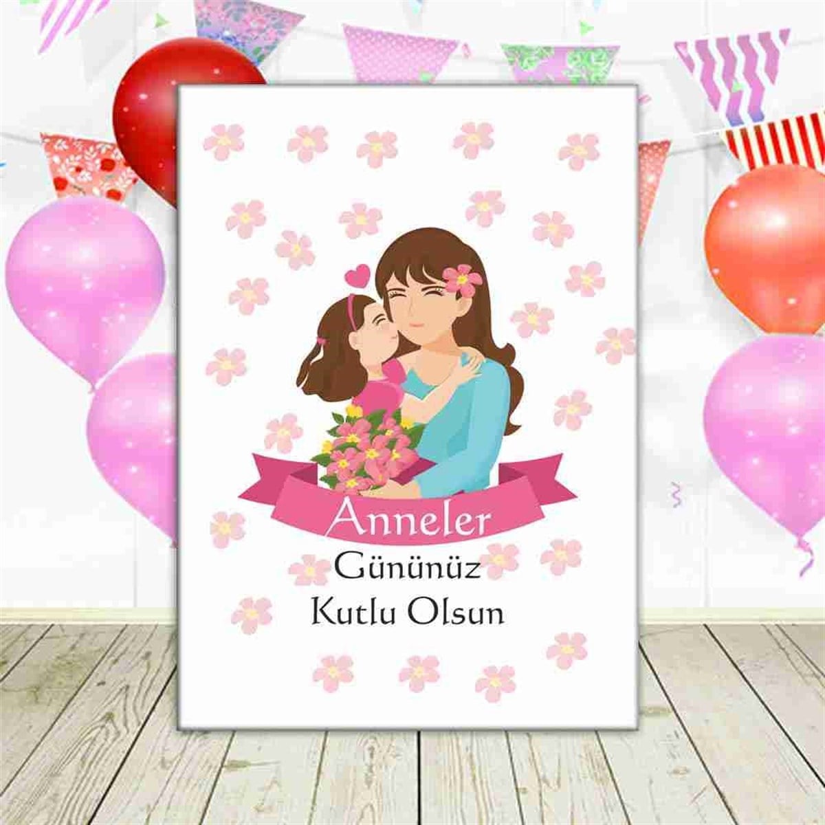Anneler Günü Süsleme Parti Hatıra Organizasyon Pano 