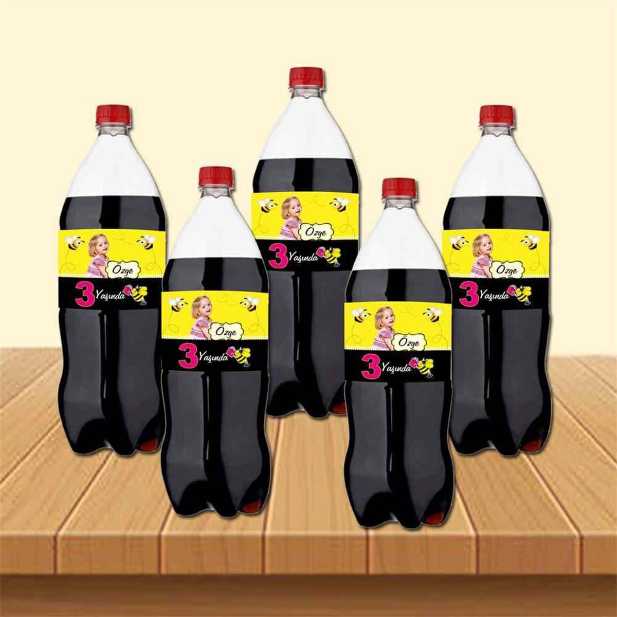 Arılı Konsept Cola Şisesi Bandı   