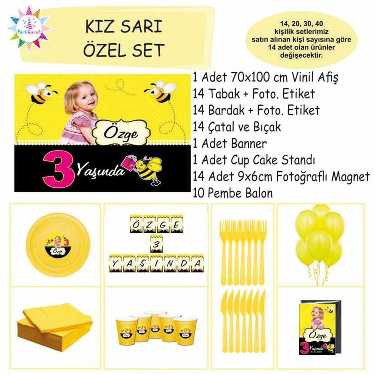 Arılı Konsept Özel Set 