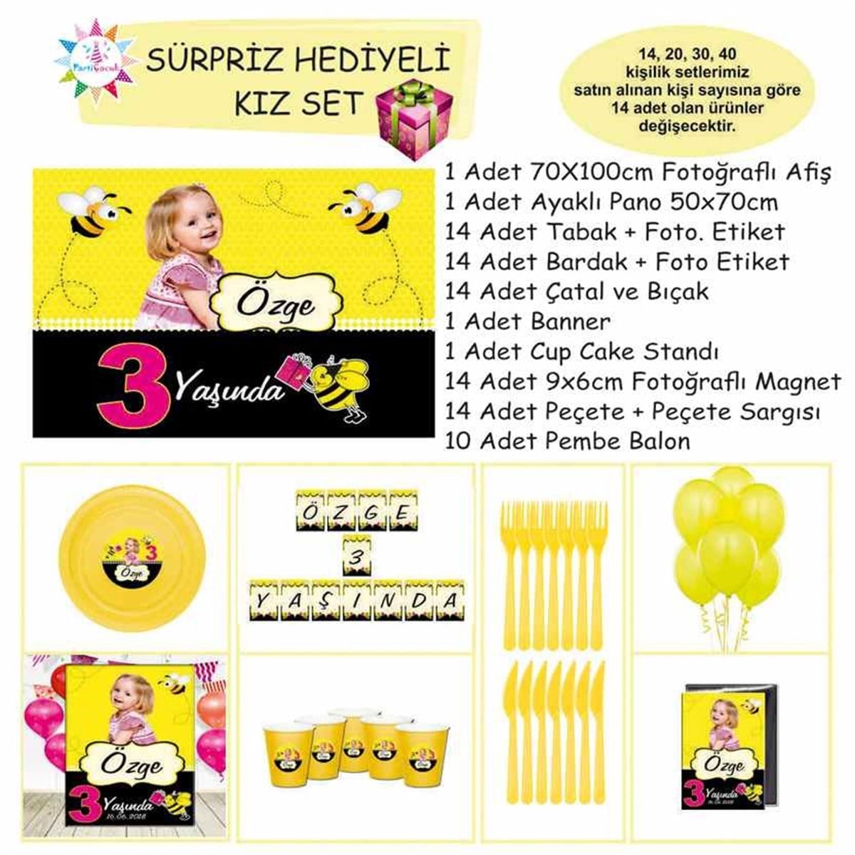 Arılı Konsept Sürpriz Set 