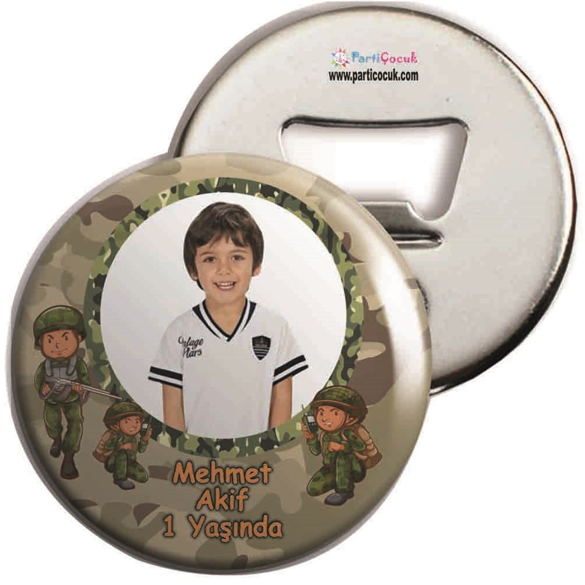 Asker Konsepti Açacaklı Magnet Kişiye Özel 
