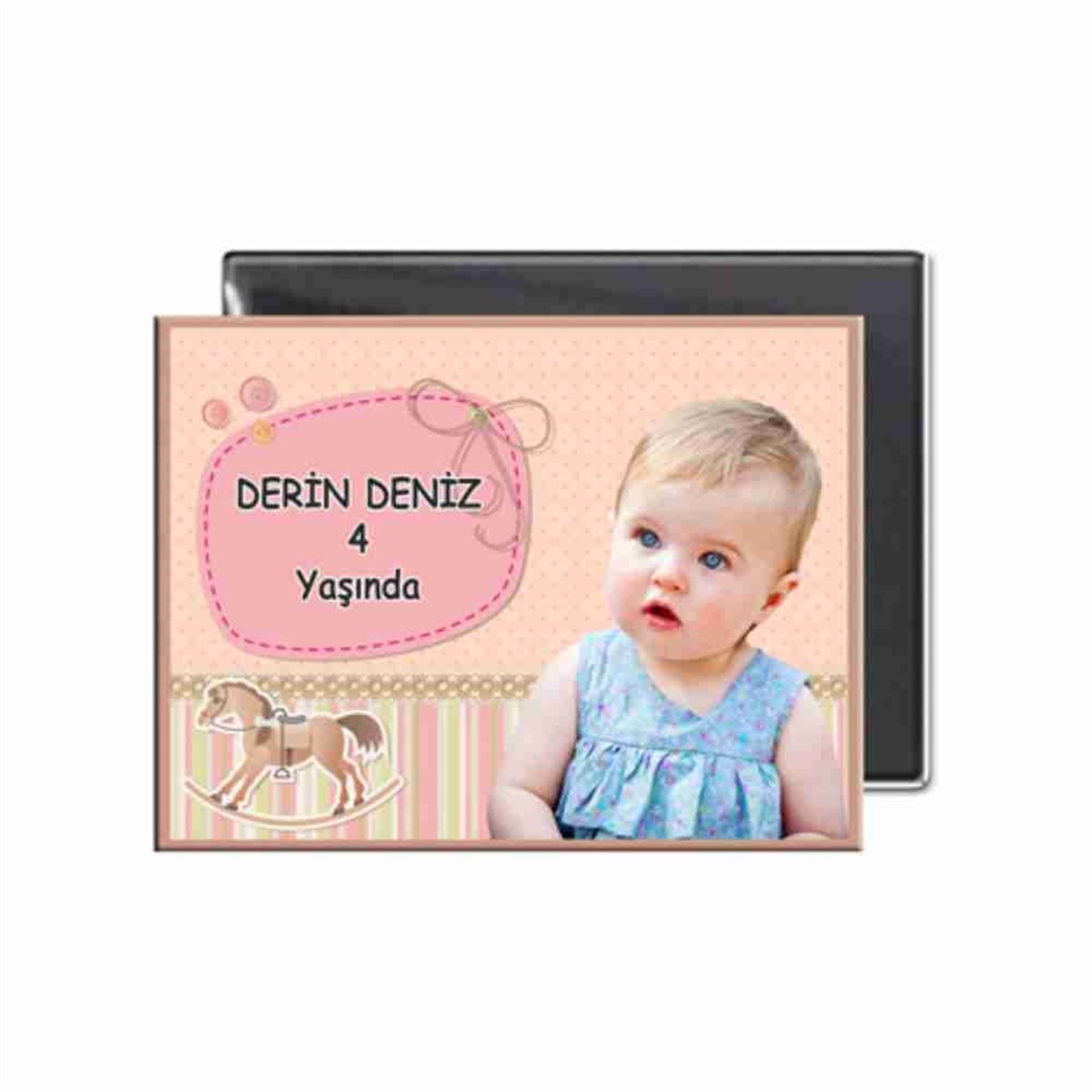 Atlı Konsept Buzdolabı Magneti   