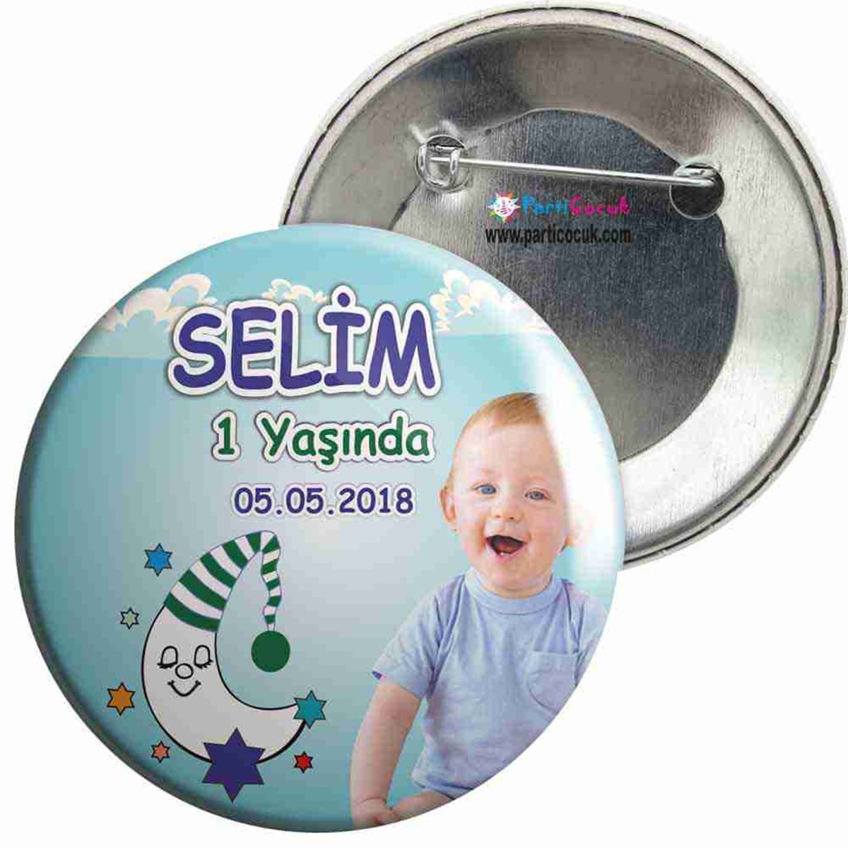 Aydede Konsept İğneli Rozet  