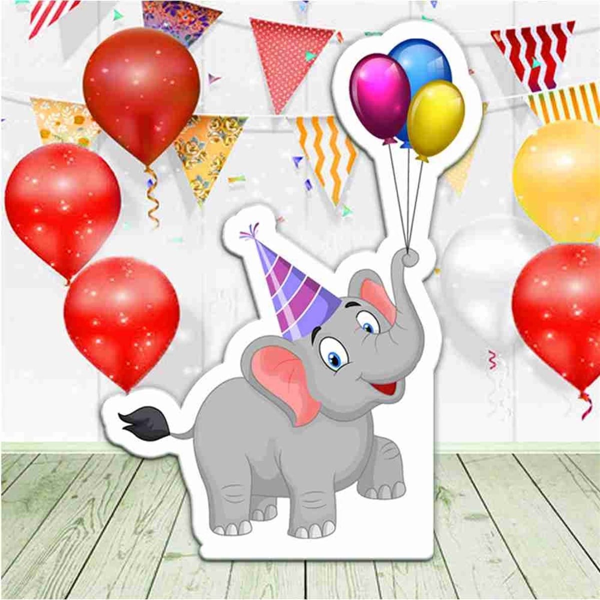 Baby Shower Kutlaması Balonlu Fil 