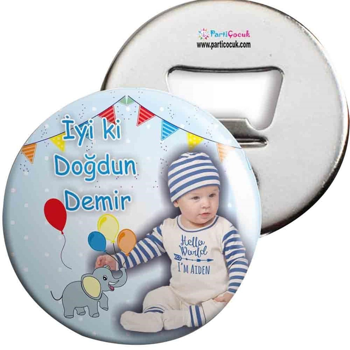 Balonlu Filli Konsept Açacaklı Magnet Kişiye Özel 