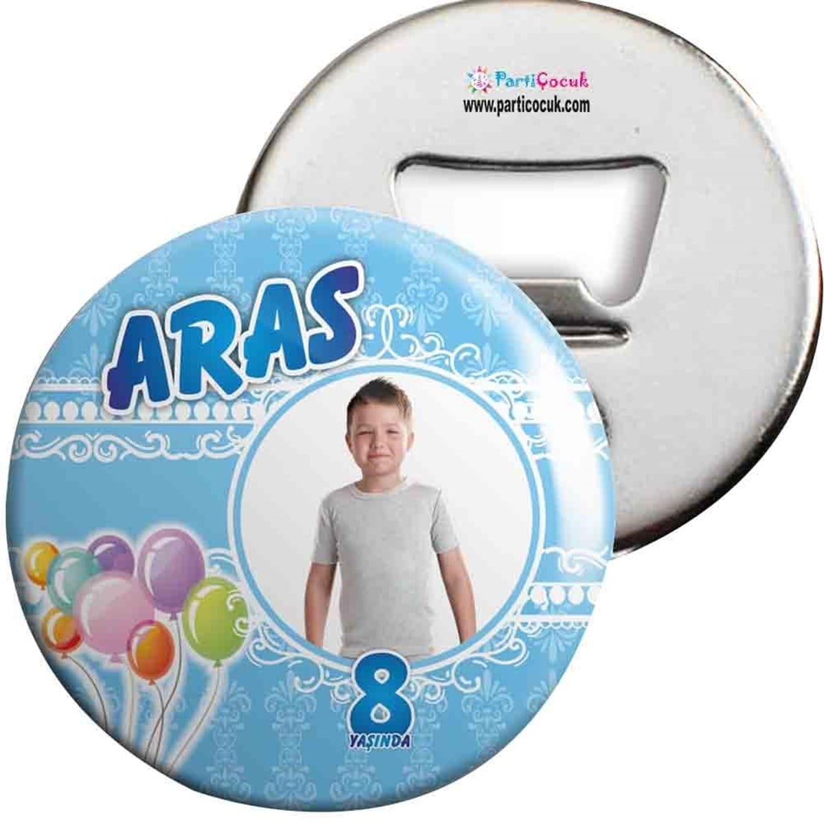 Balonlu Konsept Açacaklı Magnet Kişiye Özel 