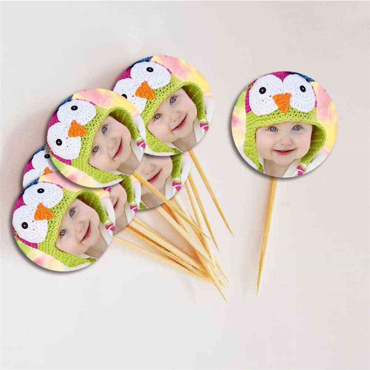 Baykuş Konsepti Kürdan Cupcake 