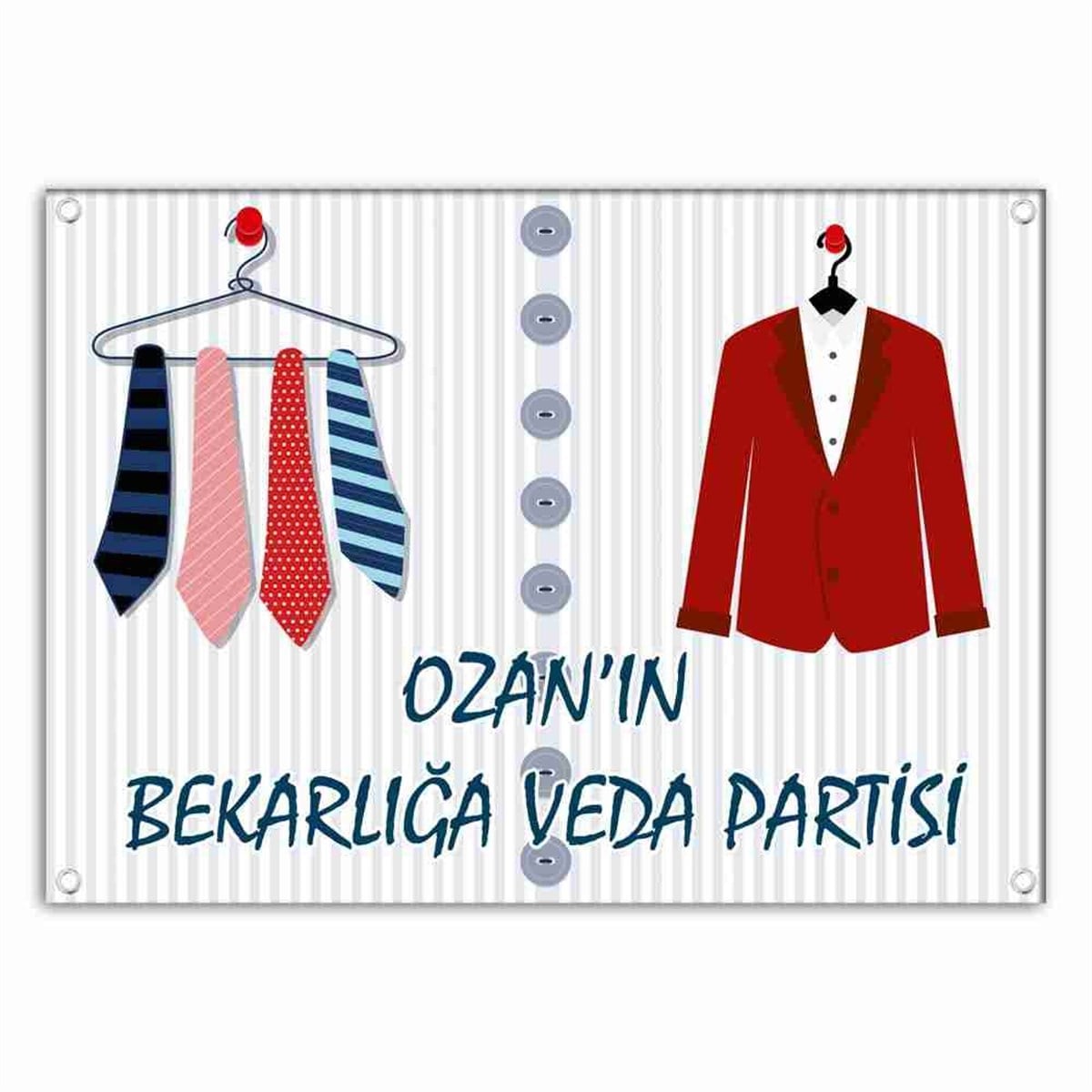 Bekarlığa Veda Bez Afiş 