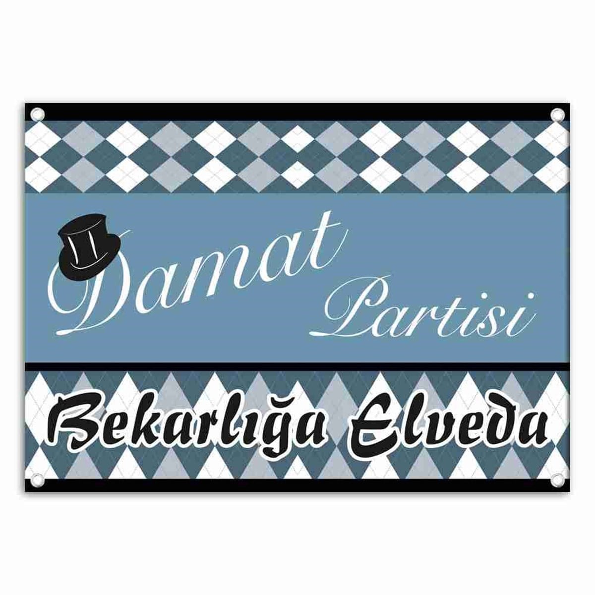 Bekarlığa Veda Karton Arka Fon 