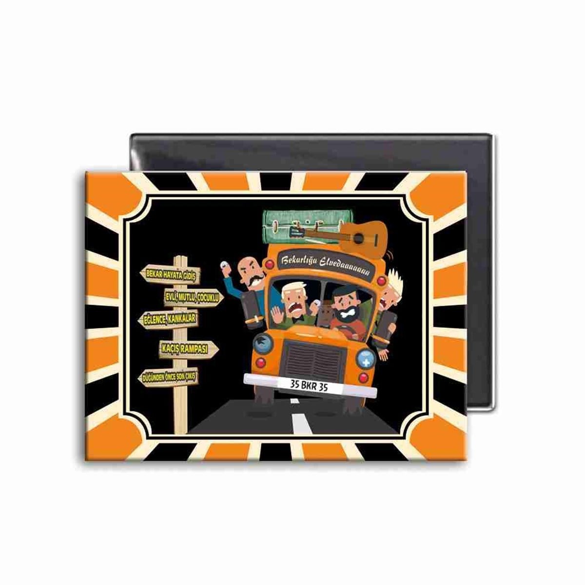 Bekarlığa Veda Mıknatıslı Magnet 