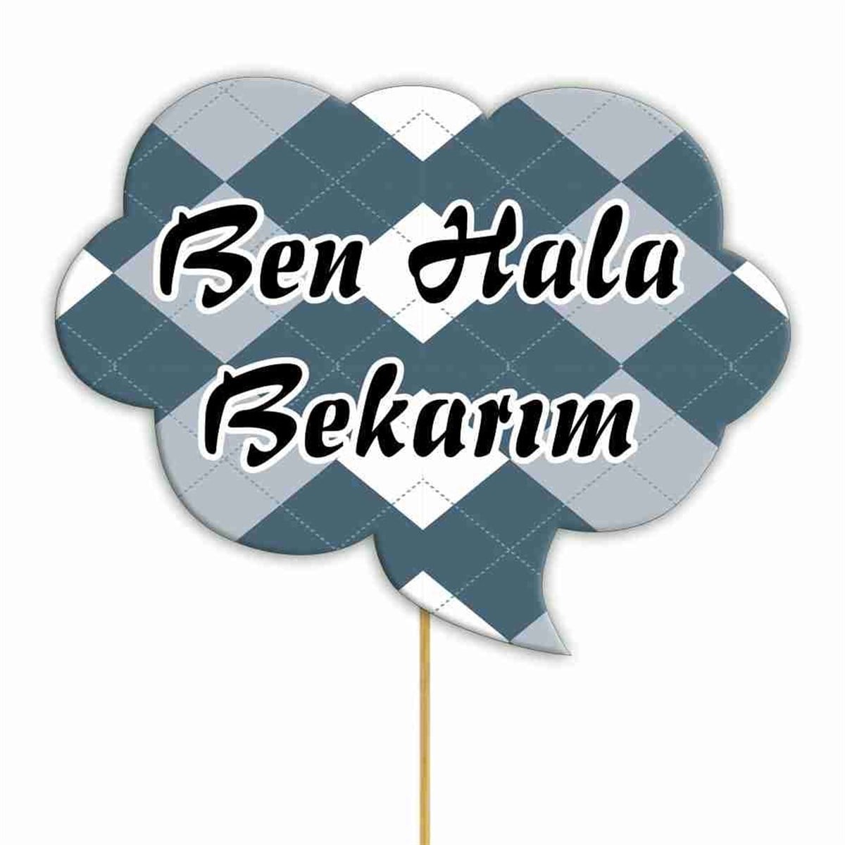 Bekarlığa Veda Temalı Konuşma Balonu 