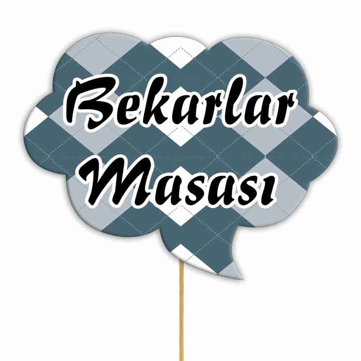 Bekarlığa Veda Temalı Konuşma Balonu 