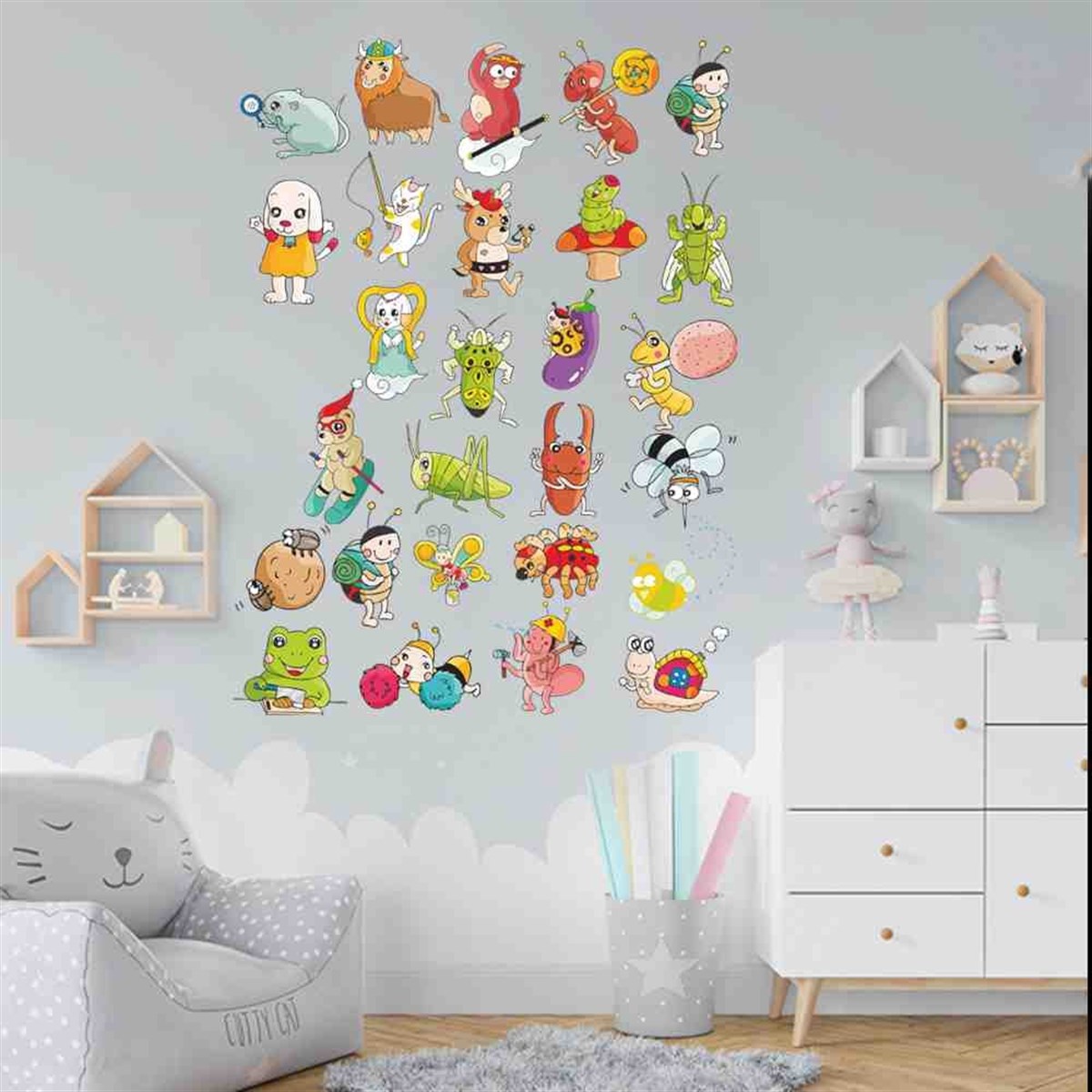 Cartoon Wall Sticker 