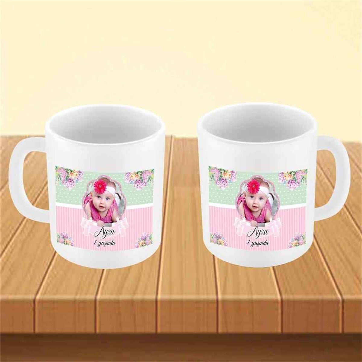Çiçek Konsept Kupa Bardak Mug  