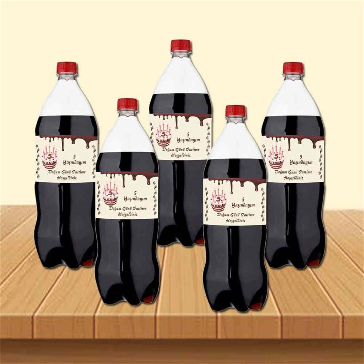 Çikolatalı Pasta Cola Şisesi Bandı  