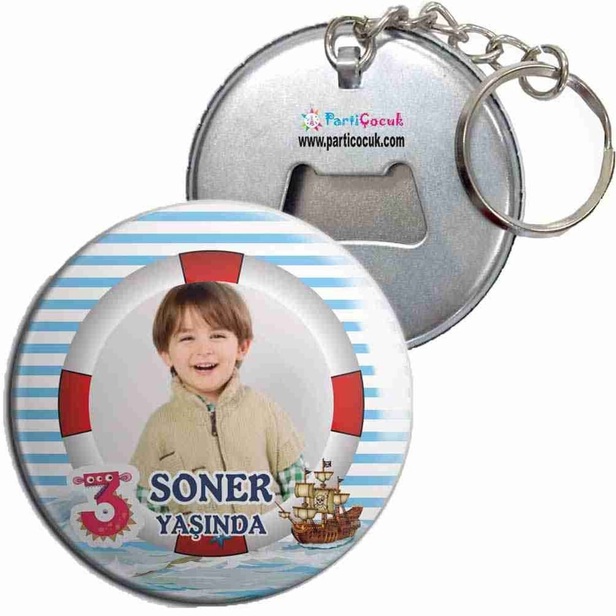 Denizci Konsept Anahtarlı Açacaklı  Kişiye Özel 