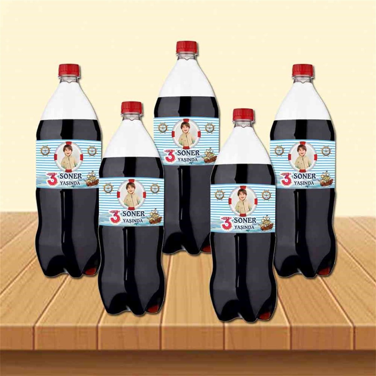Denizci Temalı Cola Şisesi Bandı    