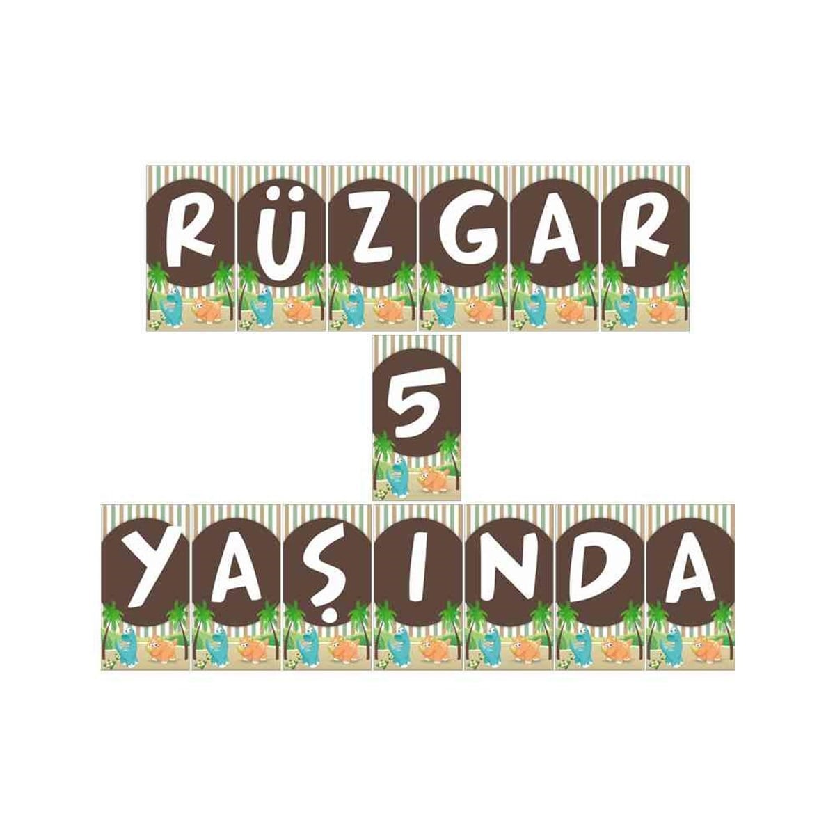 Dinazor Konsept Harf Banner 