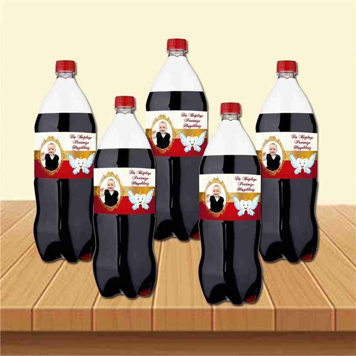 Diş Buğdayı Gold Kırmızı Melek Dişli Cola Şisesi Bandı 