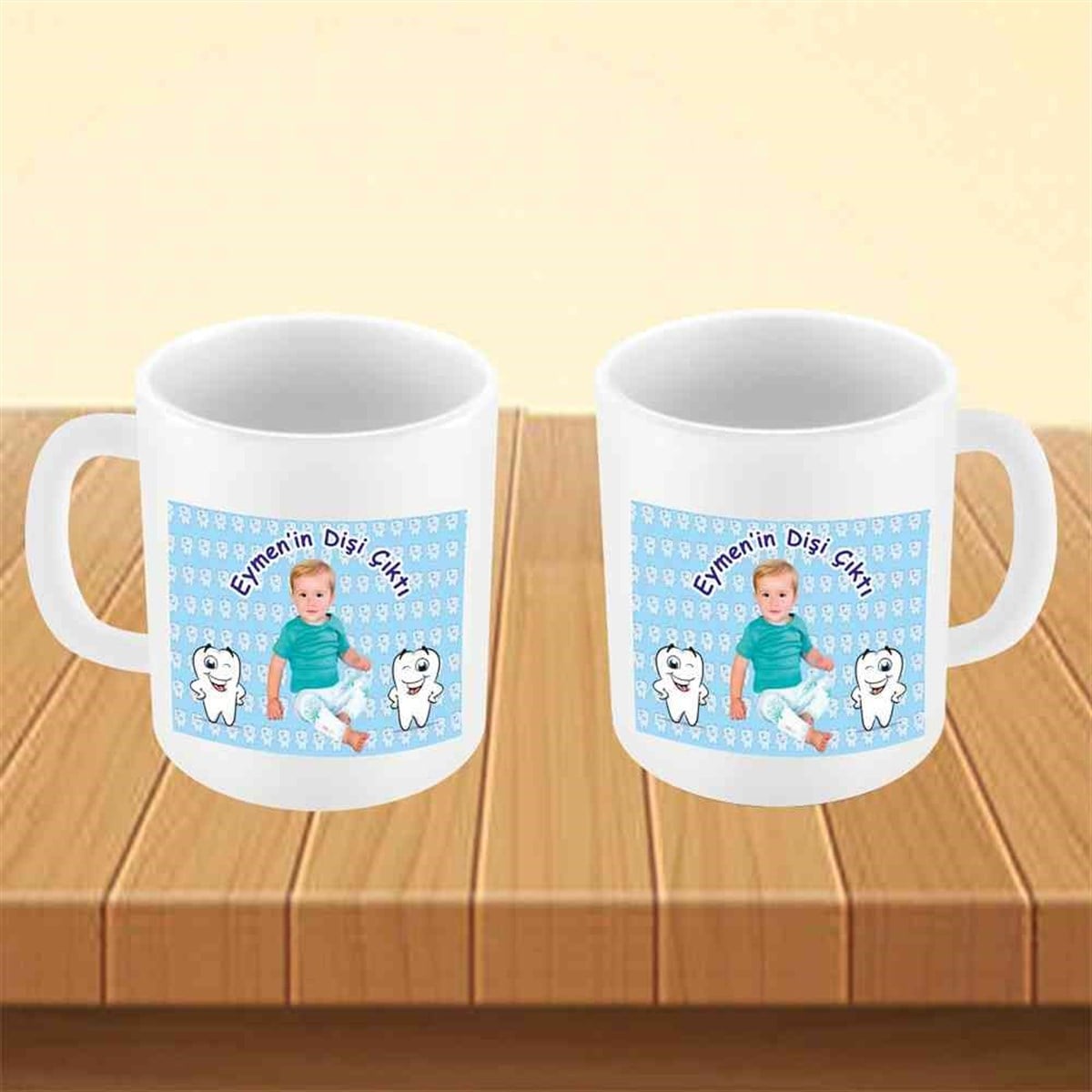 Diş Buğdayı Göz Kırpan Kupa Bardak Mug  