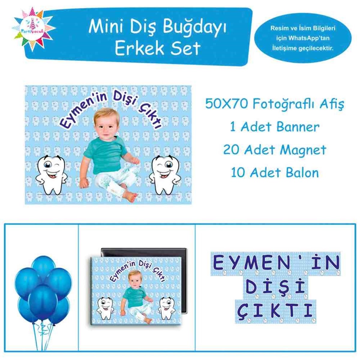 Diş Buğdayı Göz Kırpan Mini Set 