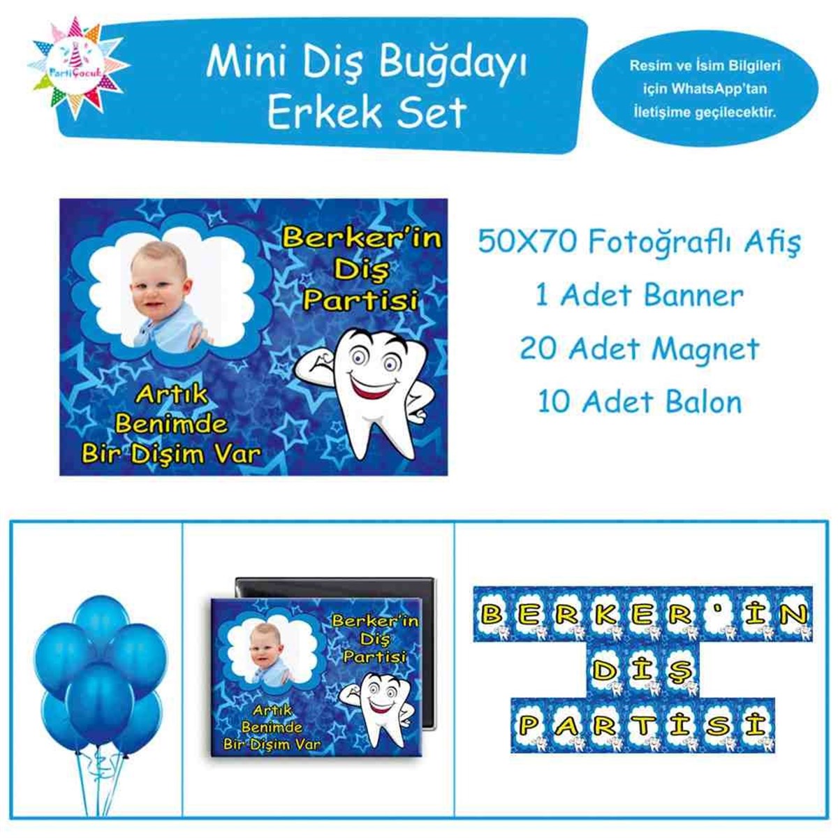 Diş Buğdayı Mavi Güçlü Diş Mini Set 
