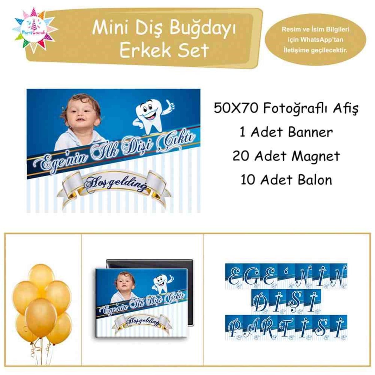 Diş Buğdayı Tatlı Diş Temalı Mini Set 