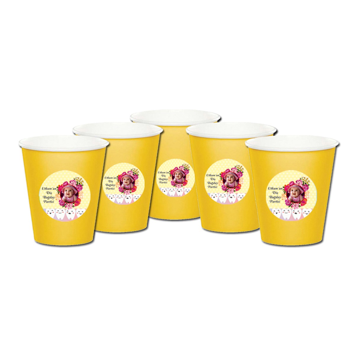 Diş Buğdayı Yaramaz Sevimli Diş Bardak 5 Adet 