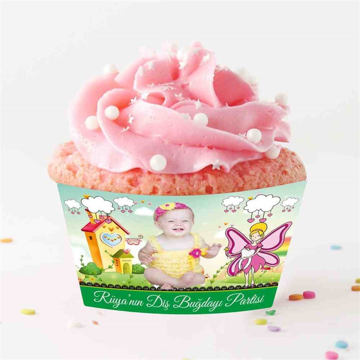 Diş Partisi Diş Dünyası ve Melekli Cupcake Sargısı 